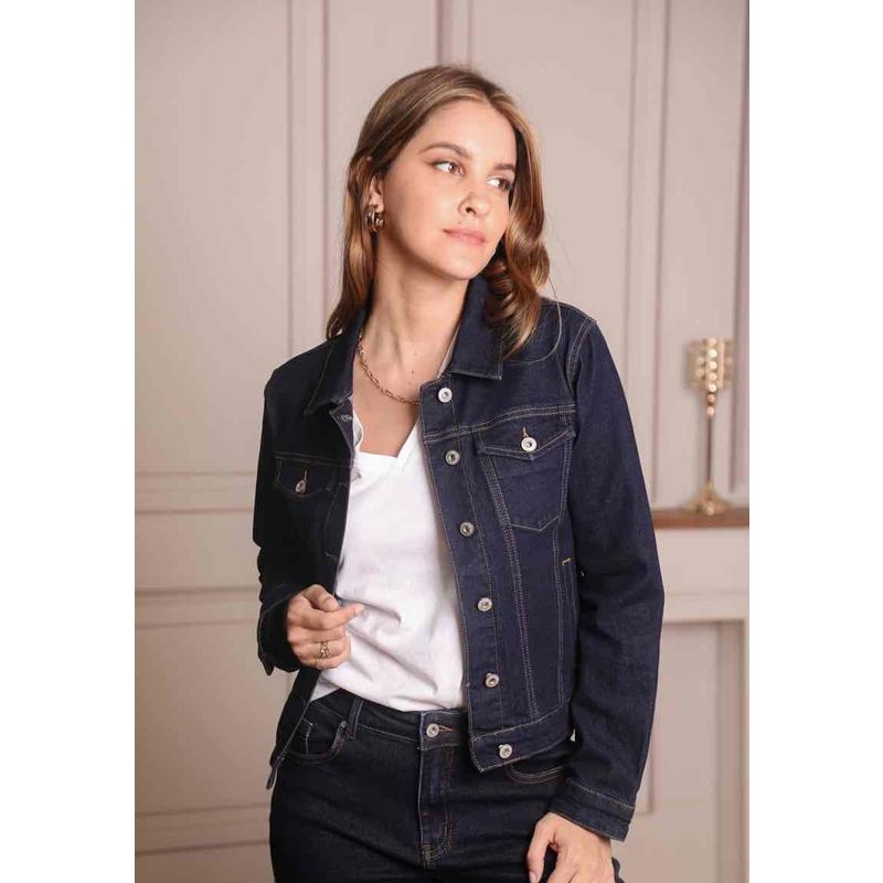 CHAQUETA DENIM OSCURA AMELIE AMOUR L