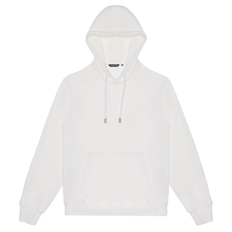 SUDADERA BLANCA CON CAPUCHA L